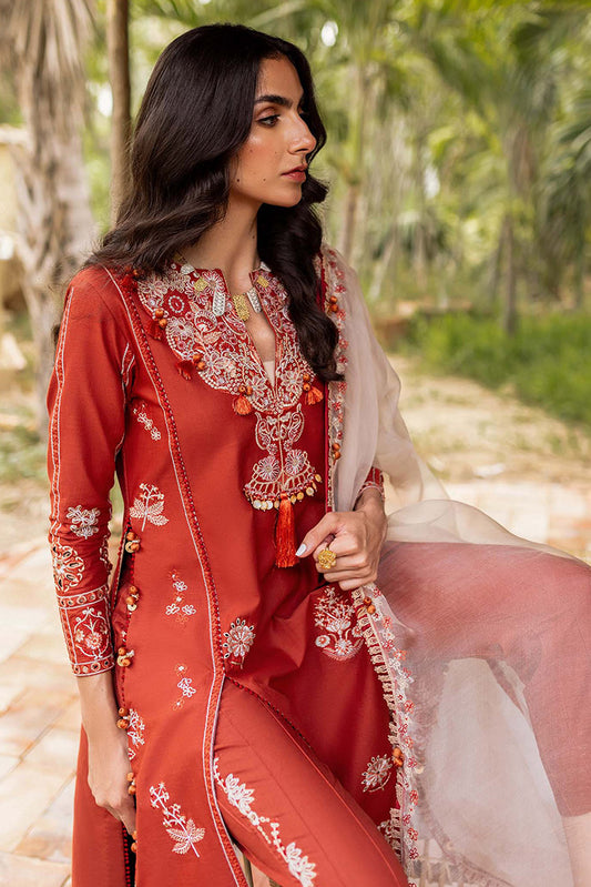 Picture of Sadaf Fawad Khan - 7B FAIZAH Siraa Lawn Collection Vol 2 - Available at Raja Sahib