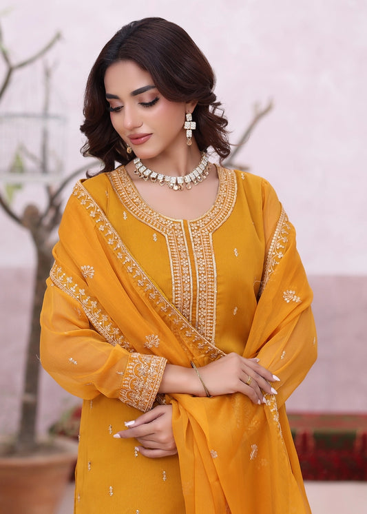 Abaan Zohan - Ada - Mustard - 3 Piece