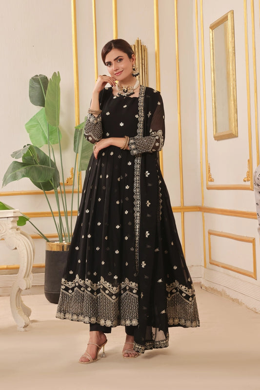 Abaan Zohan - Dhanak - Black - 3 Piece