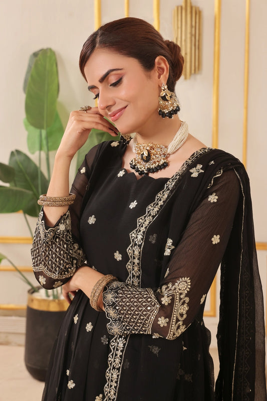 Abaan Zohan - Dhanak - Black - 3 Piece