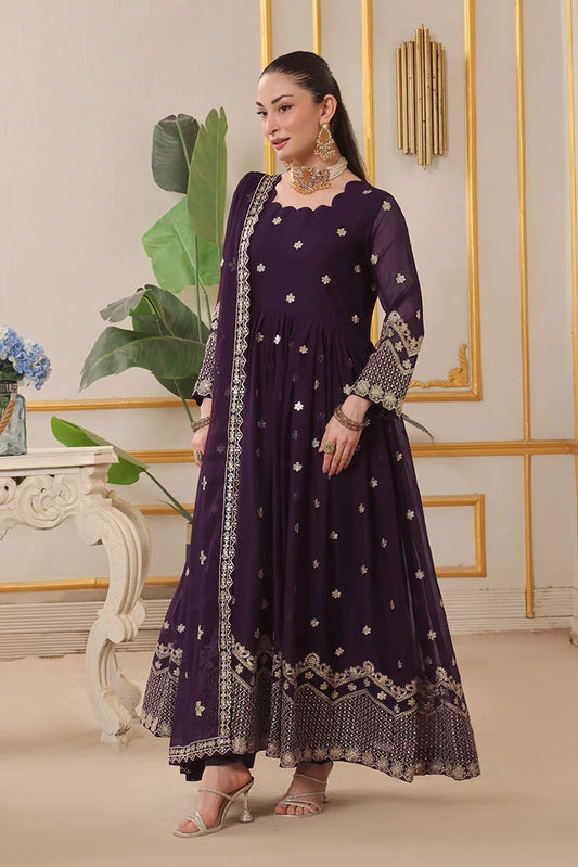 Abaan Zohan - Dhanak - Purple - 3 Piece