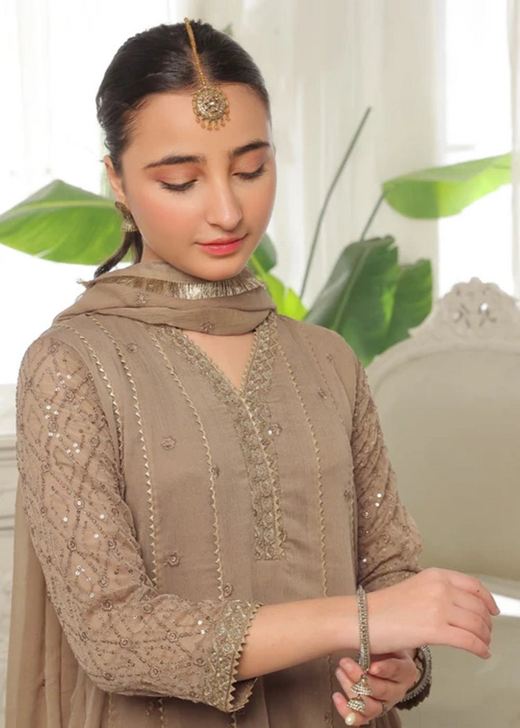 Picture of Abaan Zohan - Kashish - Kids Brown - 3 Piece - Available at Raja Sahib