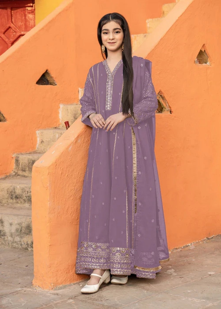 Picture of Abaan Zohan - Kashish - Kids Lilac - 3 Piece - Available at Raja Sahib