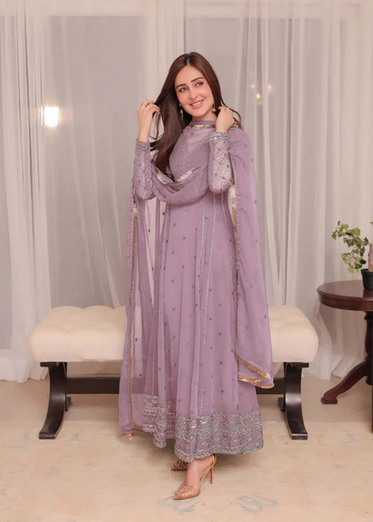 Abaan Zohan - Kashish - Lilac - 3 Piece