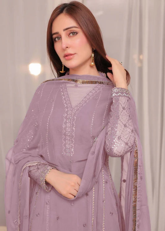 Abaan Zohan - Kashish - Lilac - 3 Piece