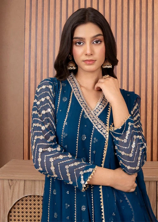 Abaan Zohan - Nayaab - Peacock - 3 Piece