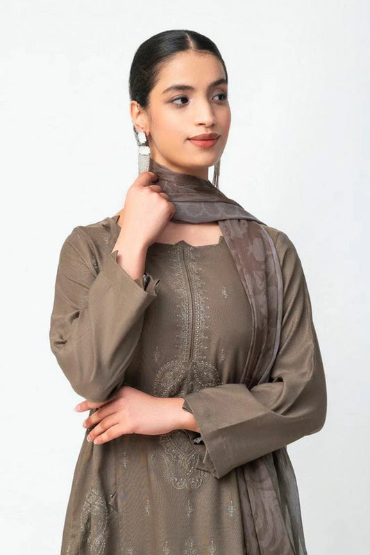 Picture of Ambers Eliana - Elle Unstitched Khaddar Collection - AEKC-UF-02 - Available at Raja Sahib