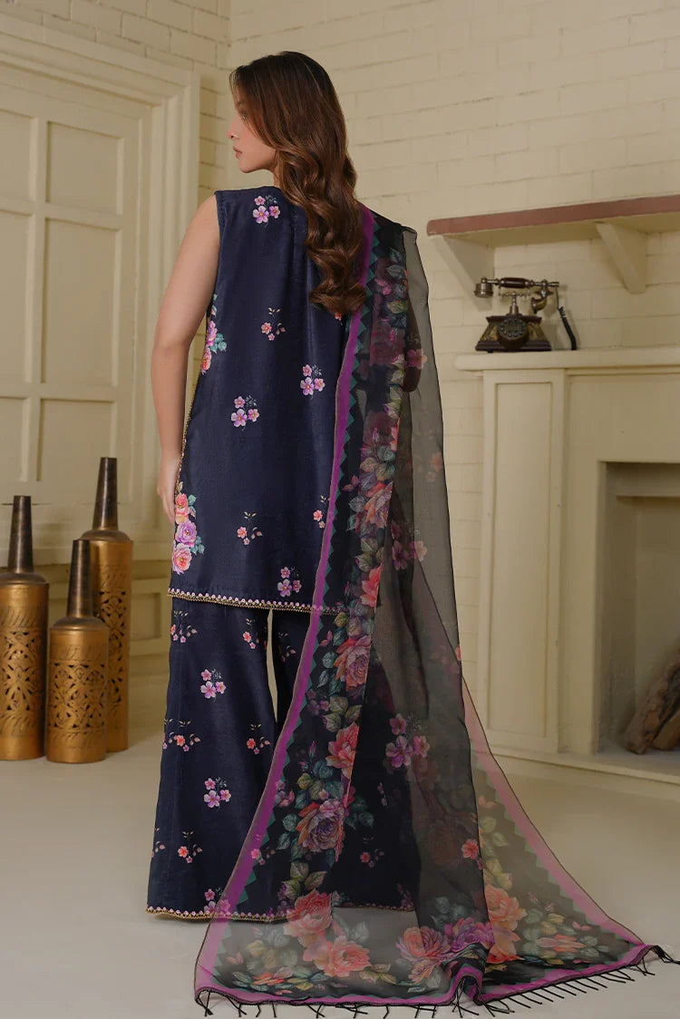 Picture of Amber Imran - Velvet Edition - Black Multi - Available at Raja Sahib