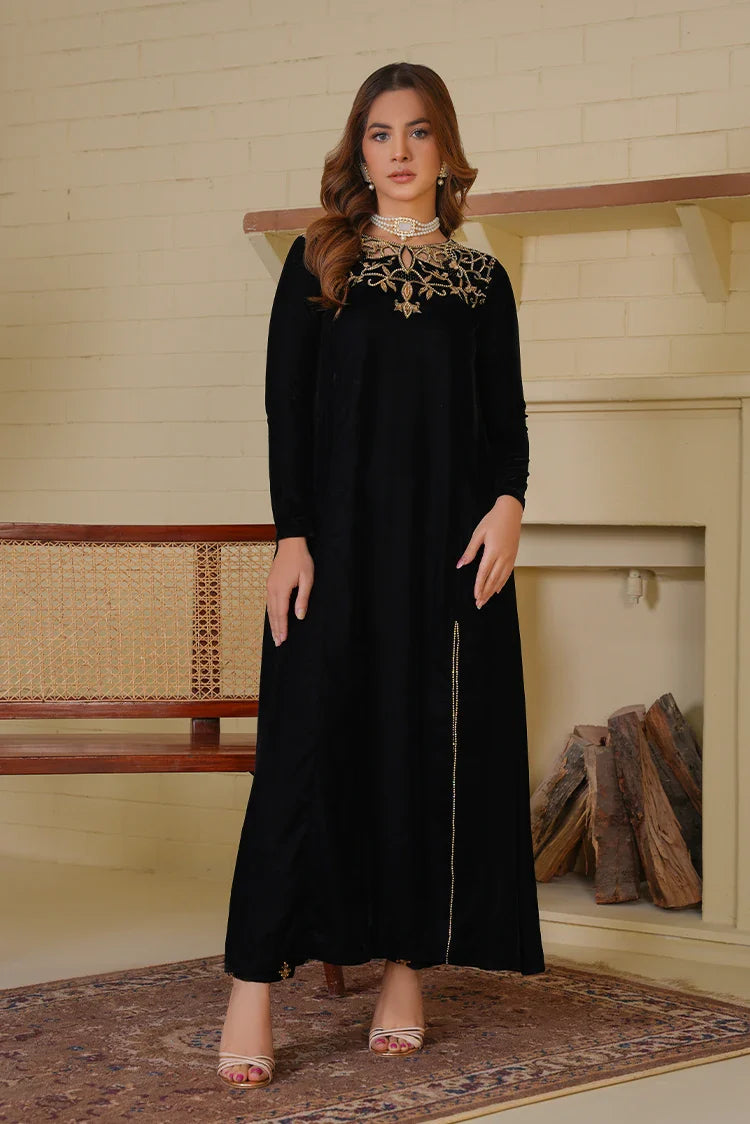 Picture of Amber Imran - Velvet Edition - Black Noir - Available at Raja Sahib