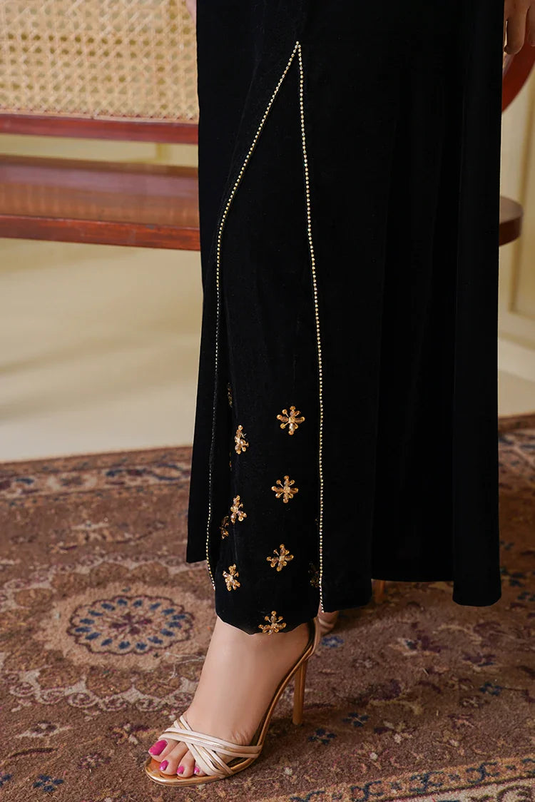 Picture of Amber Imran - Velvet Edition - Black Noir - Available at Raja Sahib