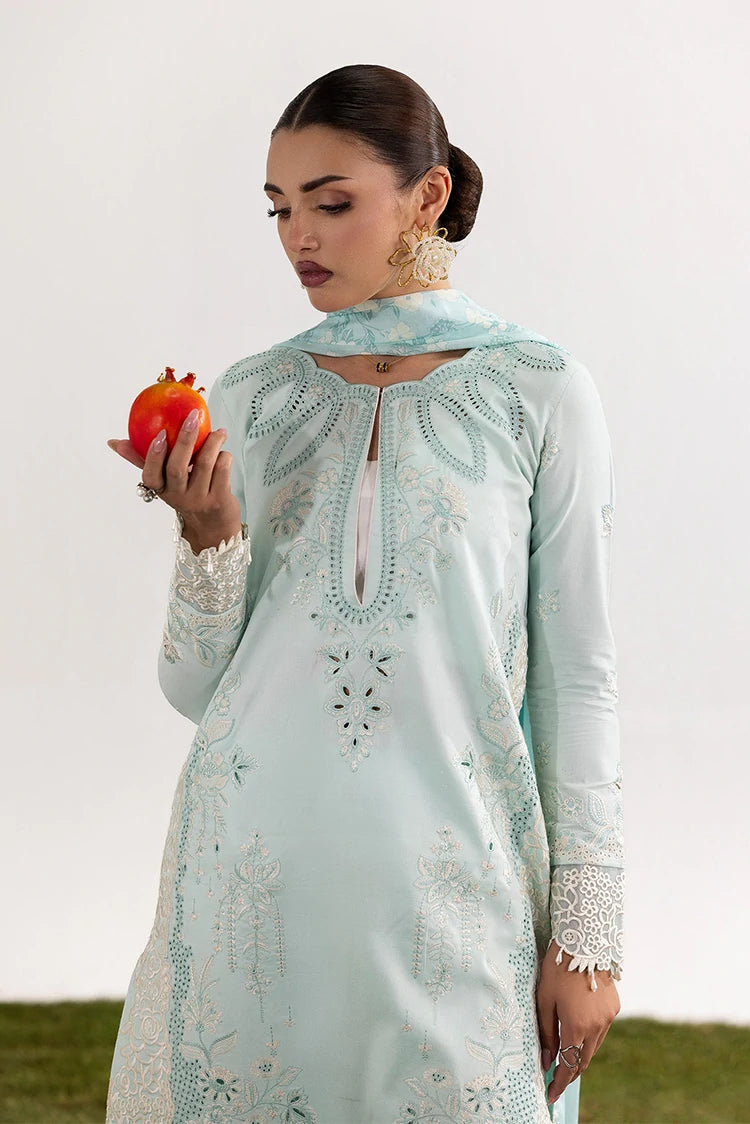 Picture of Amber Imran - Amora Luxury Lawn - Mist - Available at Raja Sahib