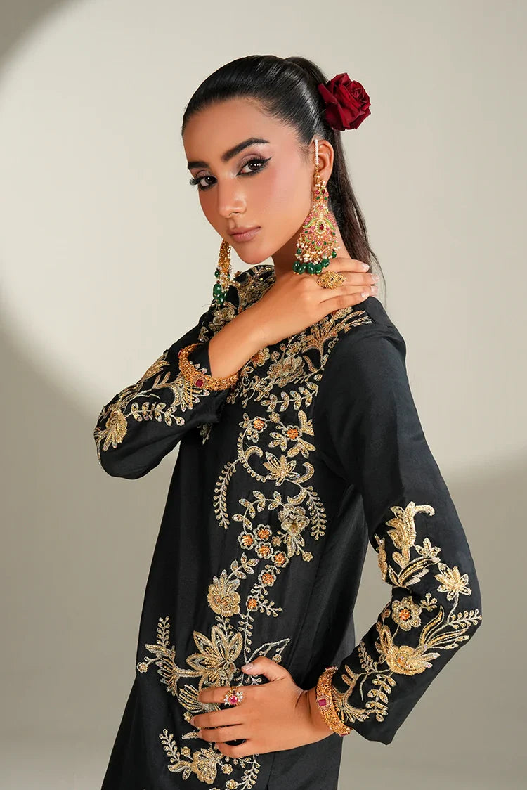 Picture of Amber Imran - The Luxe Soiree - Black Swan - Available at Raja Sahib