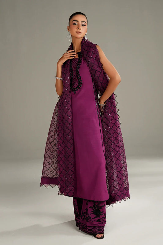 Picture of Amber Imran - The Luxe Soiree - Orchid Aura - Available at Raja Sahib