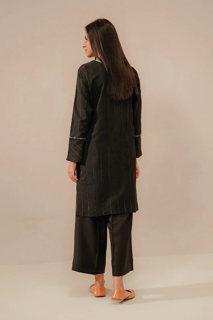 Picture of Divinely Crafted - Zyra Embroidered Co-Ords '25 - Muse Black - Available at Raja Sahib
