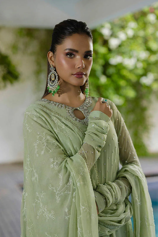 Picture of Asma & Sidra - Pastel Aesthetics Festive - Sage Babe - Available at Raja Sahib