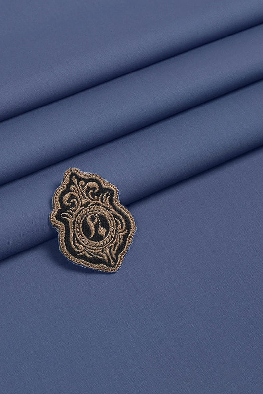 Picture of Fabrich - Unstitch Atlantis Wash & Wear Kameez Shalwar Fabric - Lava Grey - Available at Raja Sahib