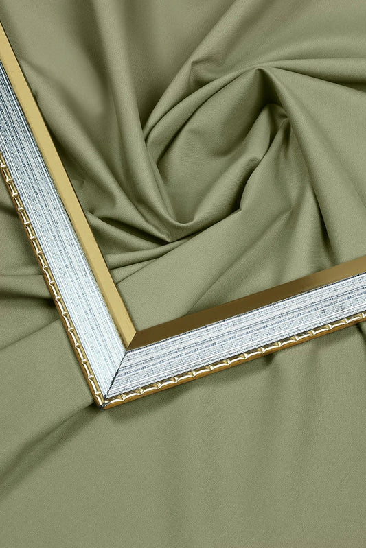 Picture of Fabrich - Unstitch Atlantis Wash & Wear Kameez Shalwar Fabric - Moss - Available at Raja Sahib