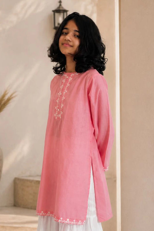 Picture of Abar - Chaoo - 2 Piece - Pink Whisper - Available at Raja Sahib