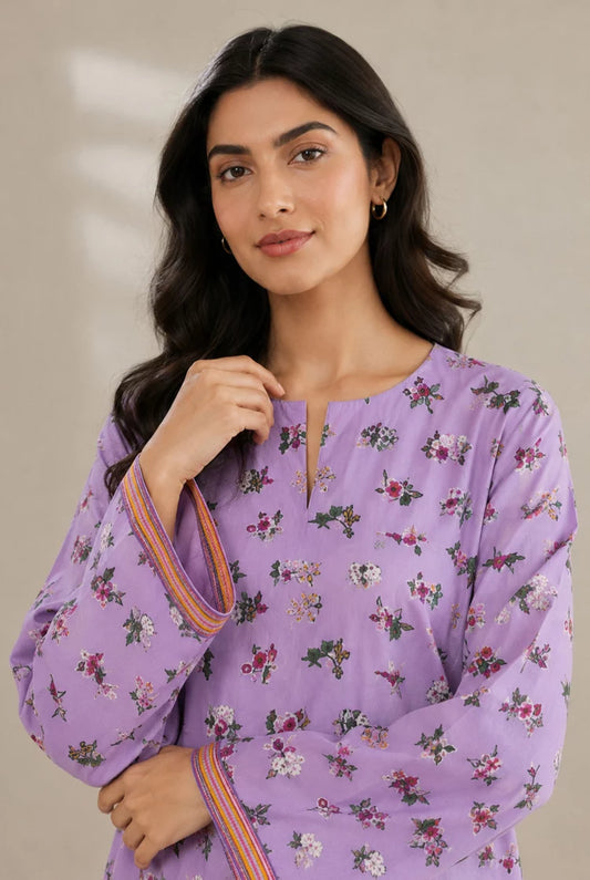 Picture of Kleren - Printed Lawn - A-44 - 2 Piece - Unstitched - Available at Raja Sahib