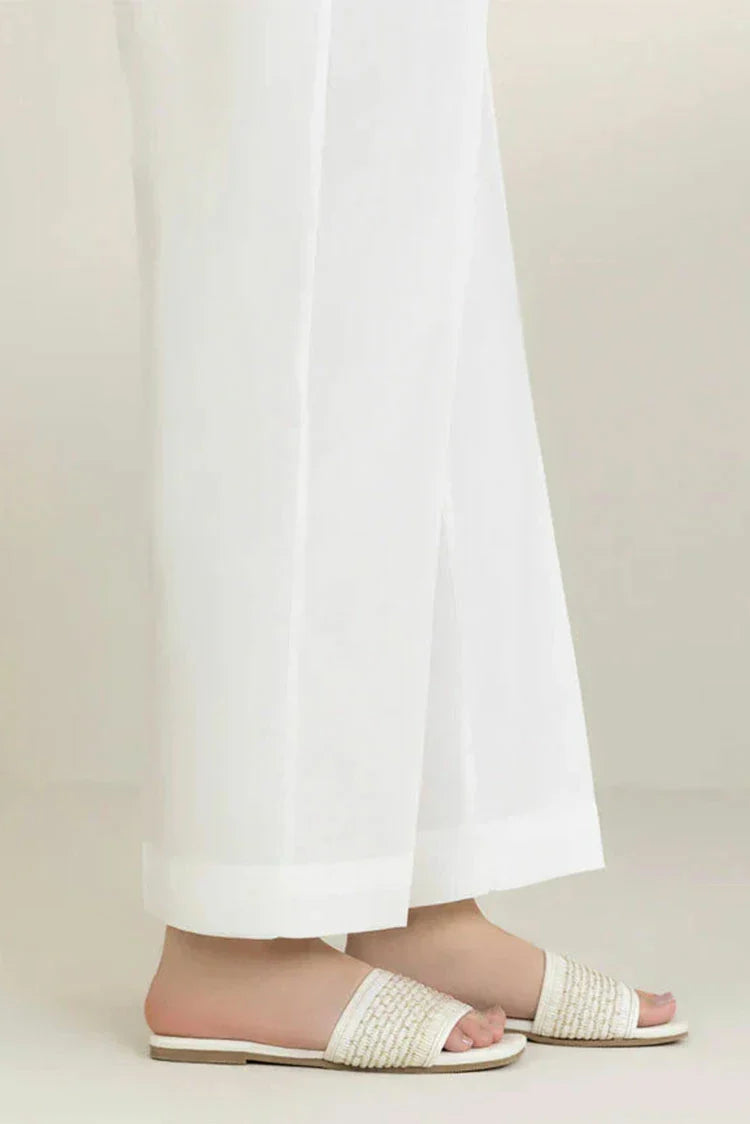Picture of 6Teen - Basic White Trouser - Available at Raja Sahib