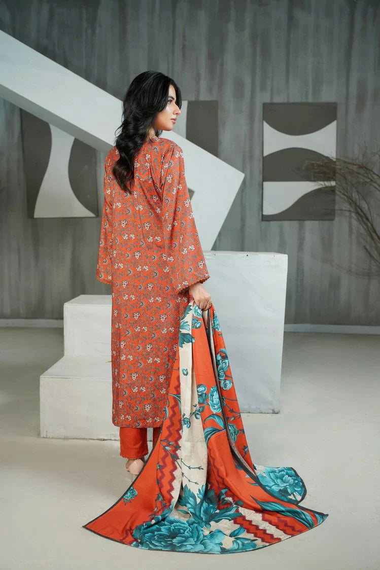 Picture of Lala - Sana Samia Winter Slub Collection Vol 1 - LS-0427-Blush Whisper - Unstitched - Available at Raja Sahib