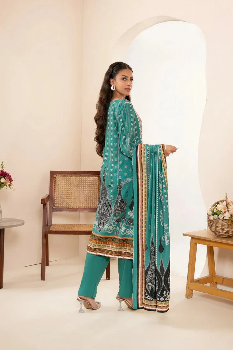 Picture of Lala - Mahee Doria Linen Collection Vol 1 - LS-0405-Zinc Zephyr - Unstitched - Available at Raja Sahib
