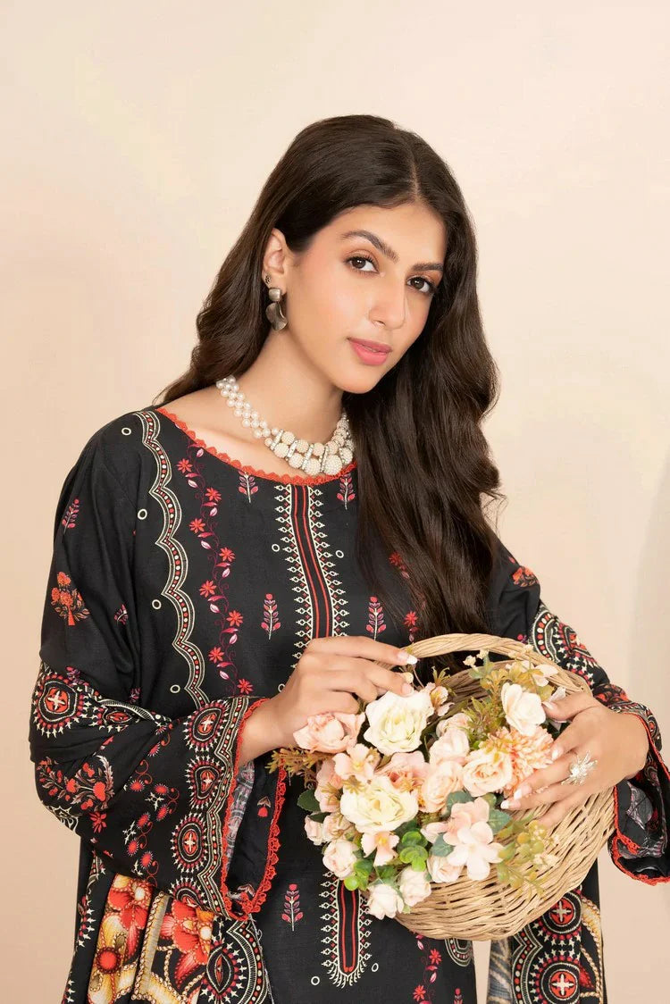 Picture of Lala - Mahee Doria Linen Collection Vol 1 - LS-0406-Midnight Muse - Unstitched - Available at Raja Sahib