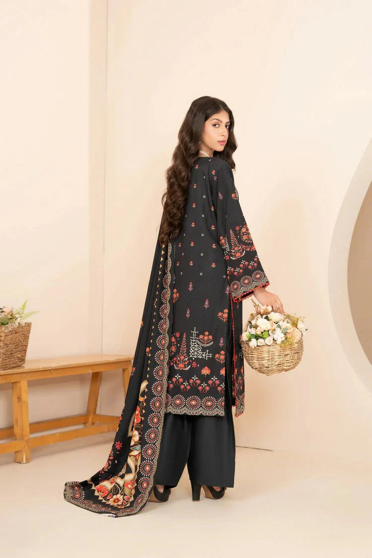 Picture of Lala - Mahee Doria Linen Collection Vol 1 - LS-0406-Midnight Muse - Unstitched - Available at Raja Sahib