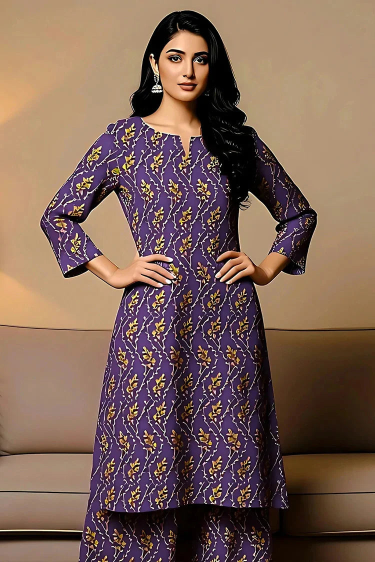 Picture of Lala - Blossom 2PC Linen Bana Dora Collection - LS-0394-Cobalt Night - Unstitched - Available at Raja Sahib