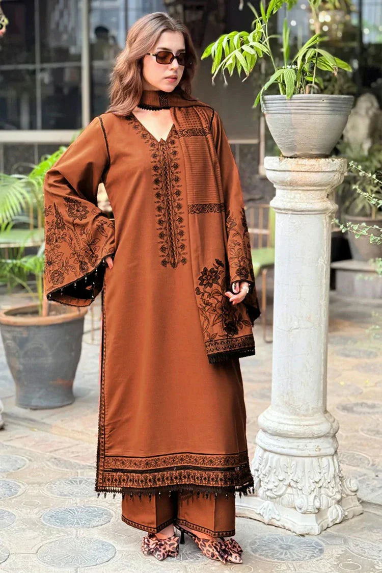 Picture of Nawaz Fabrics - Libaas Exclusive Winter Collection - LNF-71 COPPER COIN - Unstitched - Available at Raja Sahib