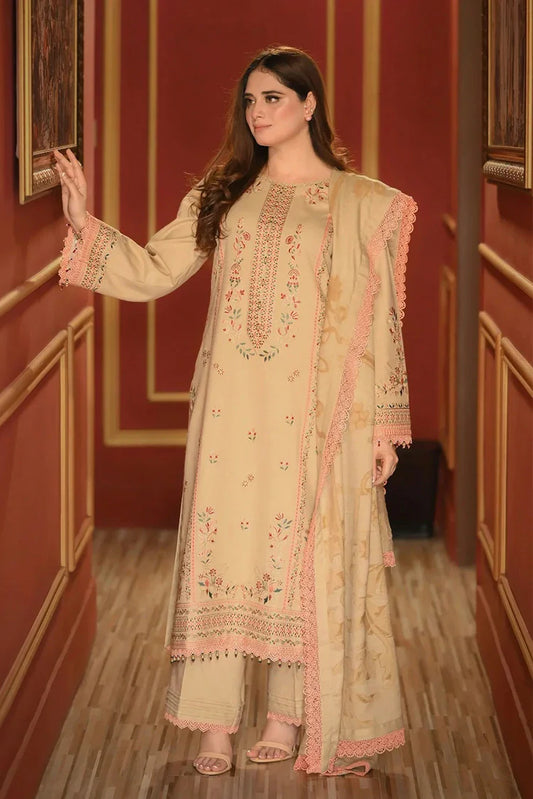 Picture of Nawaz Fabrics - Libaas Exclusive Winter Collection - LNF-73 SKIN - Unstitched - Available at Raja Sahib