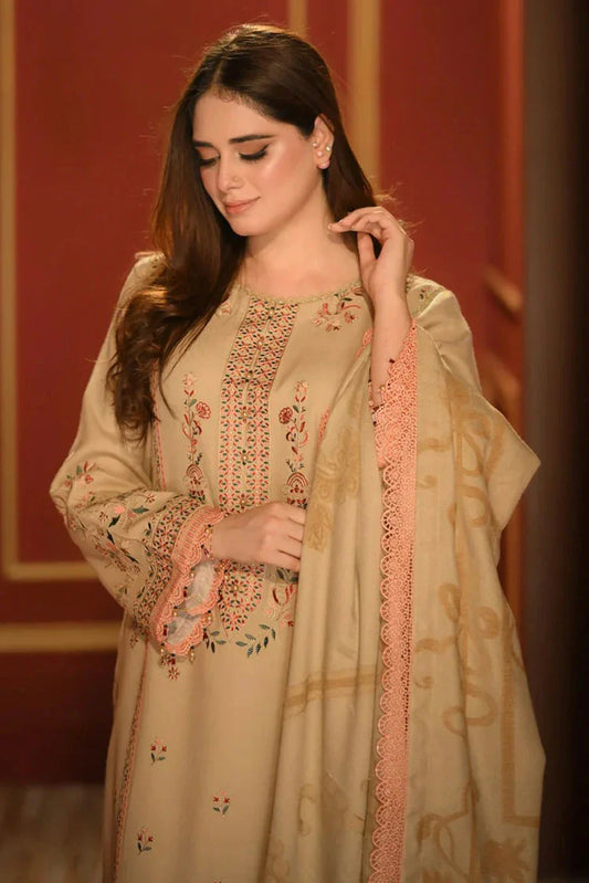 Picture of Nawaz Fabrics - Libaas Exclusive Winter Collection - LNF-73 SKIN - Unstitched - Available at Raja Sahib
