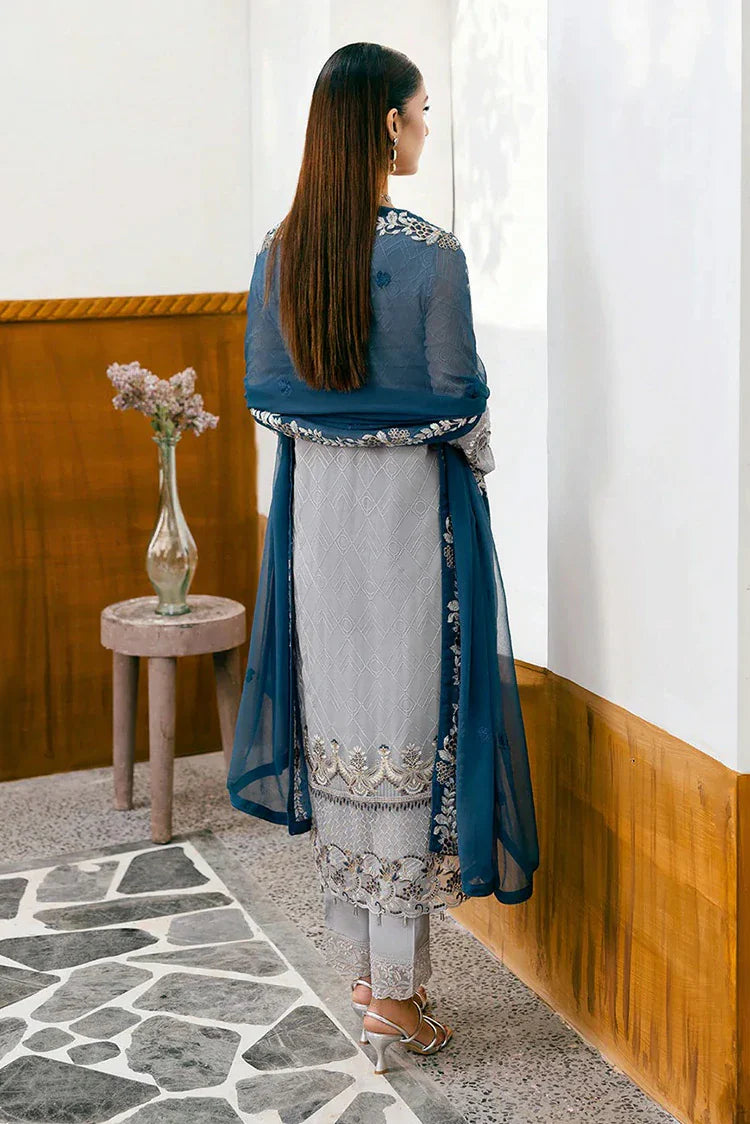 Picture of Ramsha - Chevron Embroidered Chiffon Collection Vol 10 - A-1001 - Unstitched - Available at Raja Sahib