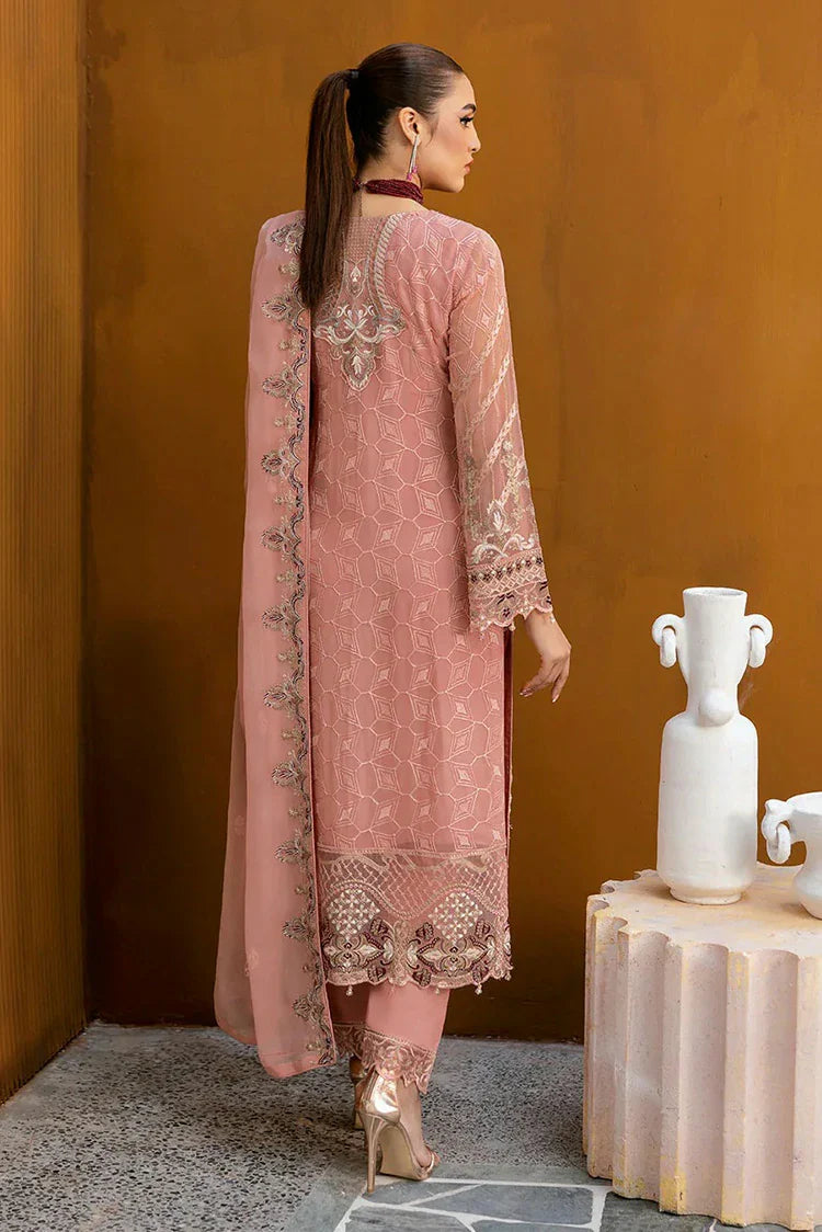 Picture of Ramsha - Chevron Embroidered Chiffon Collection Vol 10 - A-1005 - Unstitched - Available at Raja Sahib