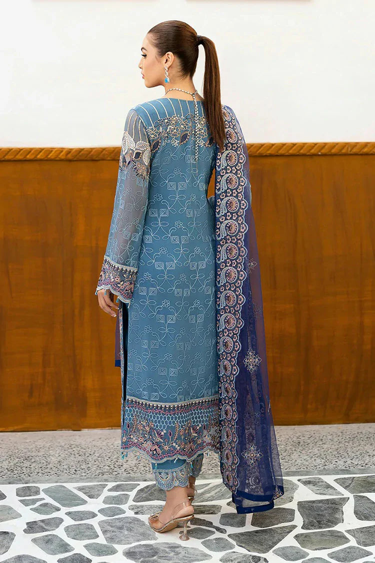 Picture of Ramsha - Chevron Embroidered Chiffon Collection Vol 10 - A-1006 - Unstitched - Available at Raja Sahib