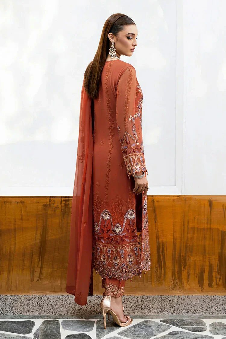 Picture of Ramsha - Chevron Embroidered Chiffon Collection Vol 10 - A-1007 - Unstitched - Available at Raja Sahib