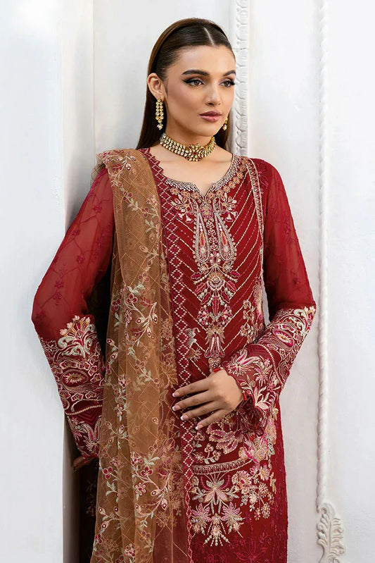 Picture of Ramsha - Chevron Embroidered Chiffon Collection Vol 10 - A-1010 - Unstitched - Available at Raja Sahib