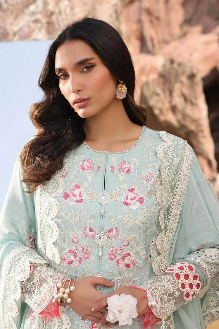 Picture of Serene - Hania Luxury Lawn Collection - SL 76 A Aidan - Unstitched - Available at Raja Sahib