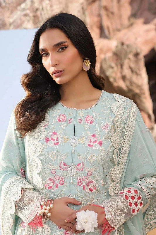 Picture of Serene - Hania Luxury Lawn Collection - SL 76 A Aidan - Unstitched - Available at Raja Sahib