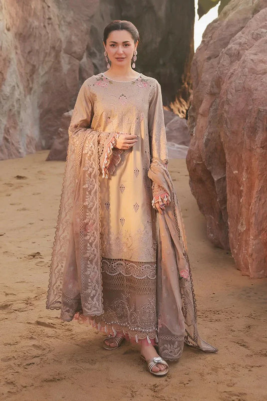 Picture of Serene - Hania Luxury Lawn Collection - SL 81 Alyana - Unstitched - Available at Raja Sahib