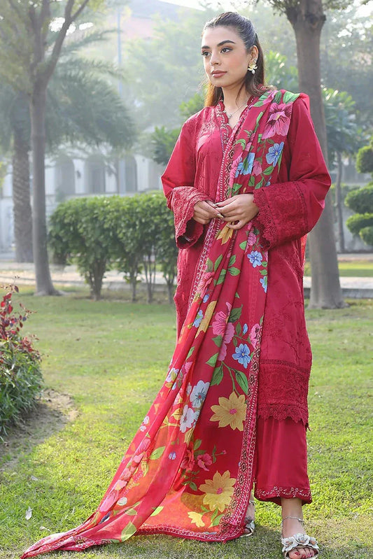 Picture of Zyna - Lawn Collection - 01 Elira - Unstitched - Available at Raja Sahib