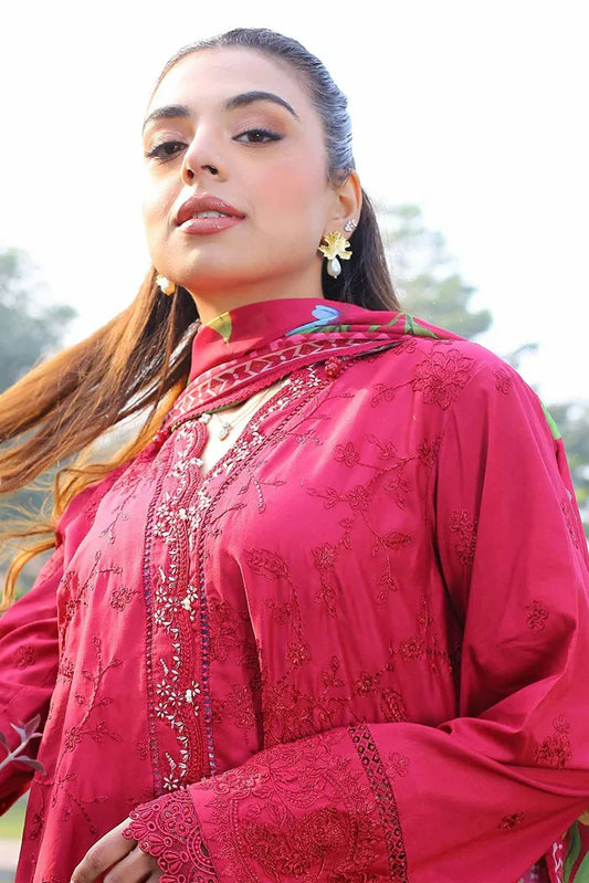 Picture of Zyna - Lawn Collection - 01 Elira - Unstitched - Available at Raja Sahib
