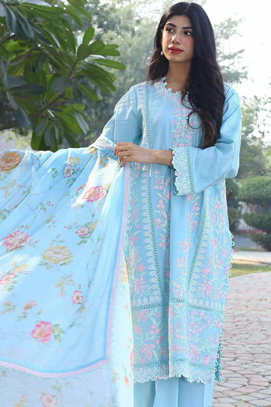 Picture of Zyna - Lawn Collection - 05 Feesha - Unstitched - Available at Raja Sahib