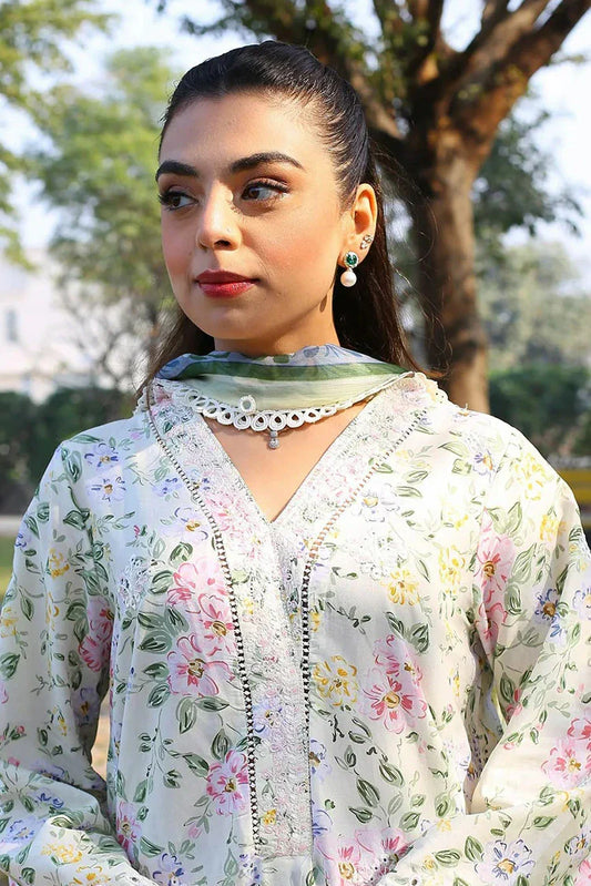 Picture of Zyna - Lawn Collection - 07 Anira - Unstitched - Available at Raja Sahib