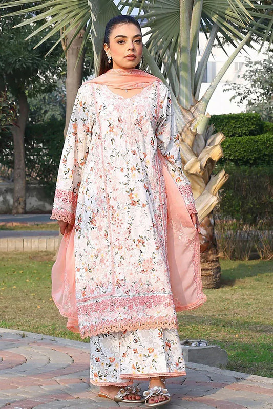 Picture of Zyna - Lawn Collection - 09 Zynara - Unstitched - Available at Raja Sahib
