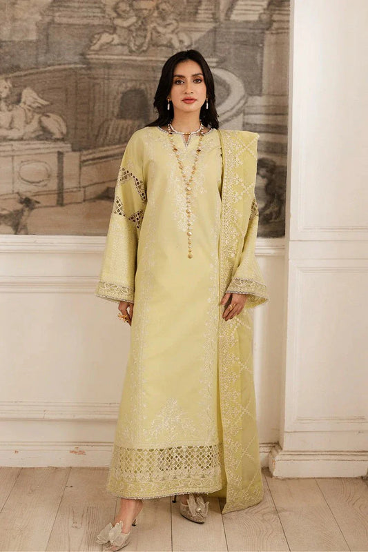 Picture of Maryum N Maria - Mira Luxury Lawn Collection - HAYAT-FS50104 - Unstitched - Available at Raja Sahib