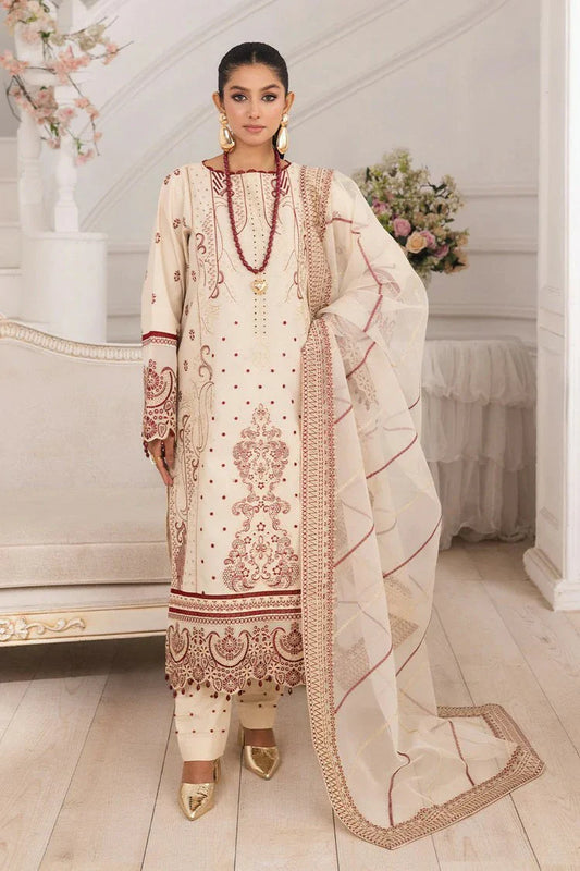 Picture of Maryum N Maria - Mira Luxury Lawn Collection - BEHNAZ-FS50098 - Unstitched - Available at Raja Sahib
