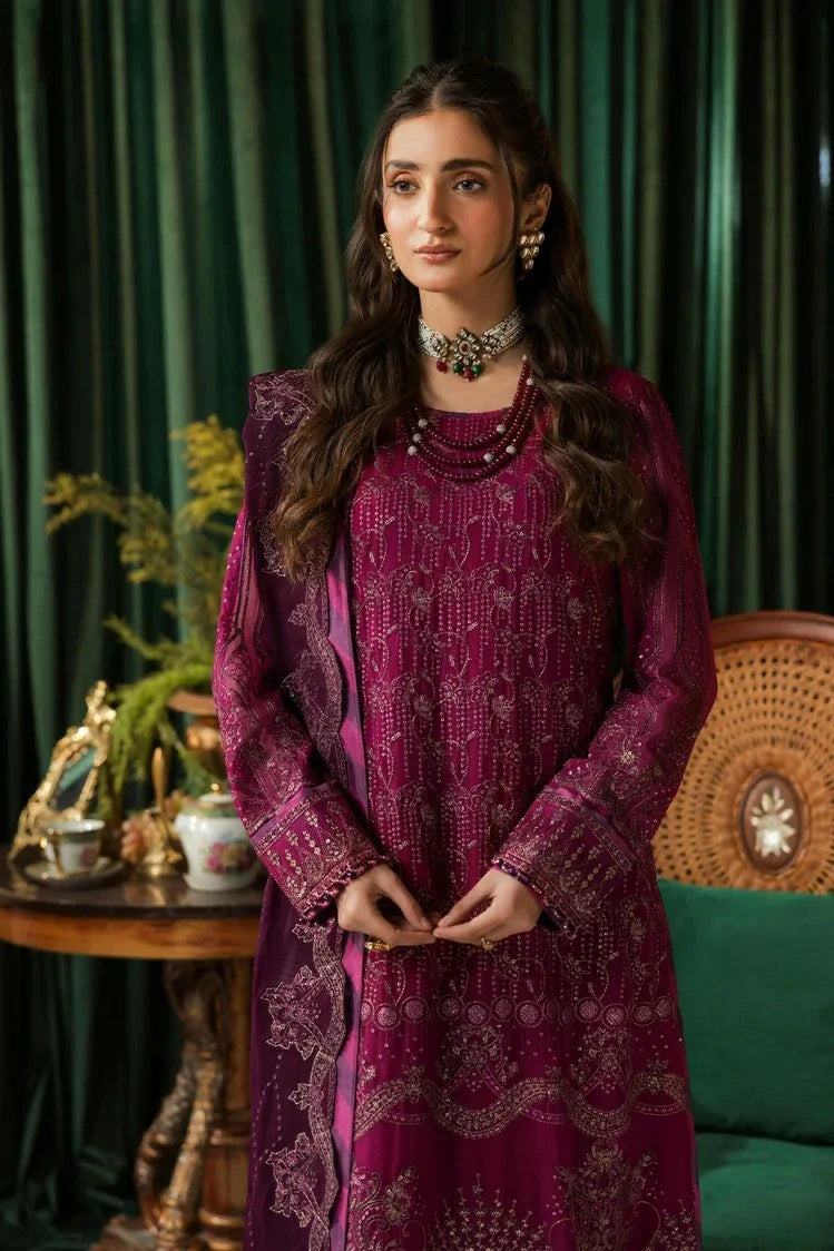 Picture of House of Nawab - Gulmira Luxury Chiffon Collection - 01 IBRAH - Unstitched - Available at Raja Sahib