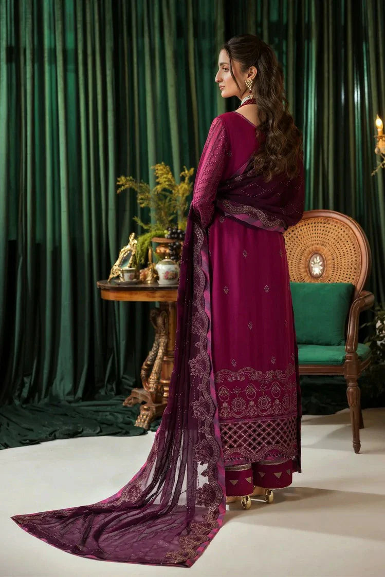 Picture of House of Nawab - Gulmira Luxury Chiffon Collection - 01 IBRAH - Unstitched - Available at Raja Sahib