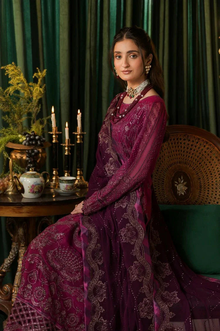 Picture of House of Nawab - Gulmira Luxury Chiffon Collection - 01 IBRAH - Unstitched - Available at Raja Sahib